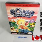 BONK'S ADVENTURE - NES, Nintendo Custom Replacement BOX optional w/ Dust Cover & PVC Protector