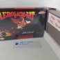 AERO THE ACRO-BAT - SNES, Super Nintendo Custom Box optional w/ Insert Tray & PVC Protector