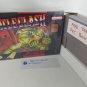 BATTLE CLASH - SNES, Super Nintendo Custom Replacement Box optional w/ Insert Tray & PVC Protector