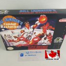 BILL LAIMBEER'S COMBAT BASKETBALL - SNES, Super Nintendo Custom Box w/ Insert Tray & PVC Protector