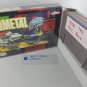 BIO METAL - SNES, Super Nintendo Custom Replacement Box optional w/ Insert Tray & PVC Protector
