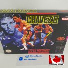 CHAVEZ 2 - SNES, Super Nintendo Custom Replica Box optional w/ Insert Tray & PVC Protector