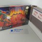 DOOM - SNES, Super Nintendo Custom Replacement Box optional w/ Insert Tray & PVC Protector