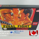 FINAL FIGHT - SNES, Super Nintendo Custom Box optional w/ Insert Tray & PVC Protector FINALFIGHT