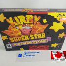 KIRBY SUPER STAR - SNES, Super Nintendo Custom Replica Box optional w/ Insert Tray & PVC Protector