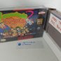LEMMINGS 2 - SNES, Super Nintendo Custom Replacement Box optional w/ Insert Tray & PVC Protector