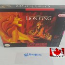 THE LION KING - SNES, Super Nintendo Custom Replacement Box optional w/ Insert Tray & PVC Protector