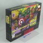 MARVEL WAR OF THE GEMS - SNES, Super Nintendo Custom Box optional w/ Insert Tray & PVC Protector