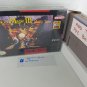 MIGHT & MAGIC 3 ISLES OF TERRA - SNES, Super Nintendo Custom Box w/ Insert Tray & PVC Protector