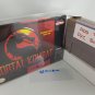 MORTAL KOMBAT - SNES, Super Nintendo Custom Replacement Box optional w/ Insert Tray & PVC Protector