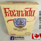 FAXANADU - NES, Nintendo Custom Replacement BOX optional w/ Dust Cover & PVC Protector