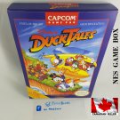 DUCKTALES - NES, Nintendo Custom Replacement BOX optional w/ Dust Cover & PVC Protector
