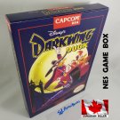 DARKWING DUCK - NES, Nintendo Custom Replacement BOX optional w/ Dust Cover & PVC Protector