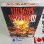 DRAGON WARRIOR 3 - NES, Nintendo Custom Replacement BOX optional w/ Dust Cover & PVC Protector