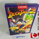 DUCKTALES 2 - NES, Nintendo Custom Replacement BOX optional w/ Dust Cover & PVC Protector