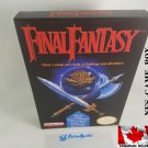FINAL FANTASY - NES, Nintendo Custom Replacement BOX optional w/ Dust Cover & PVC Protector