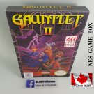 GAUNTLET 2 - NES, Nintendo Custom replacement BOX optional w/ Dust Cover & PVC Protector
