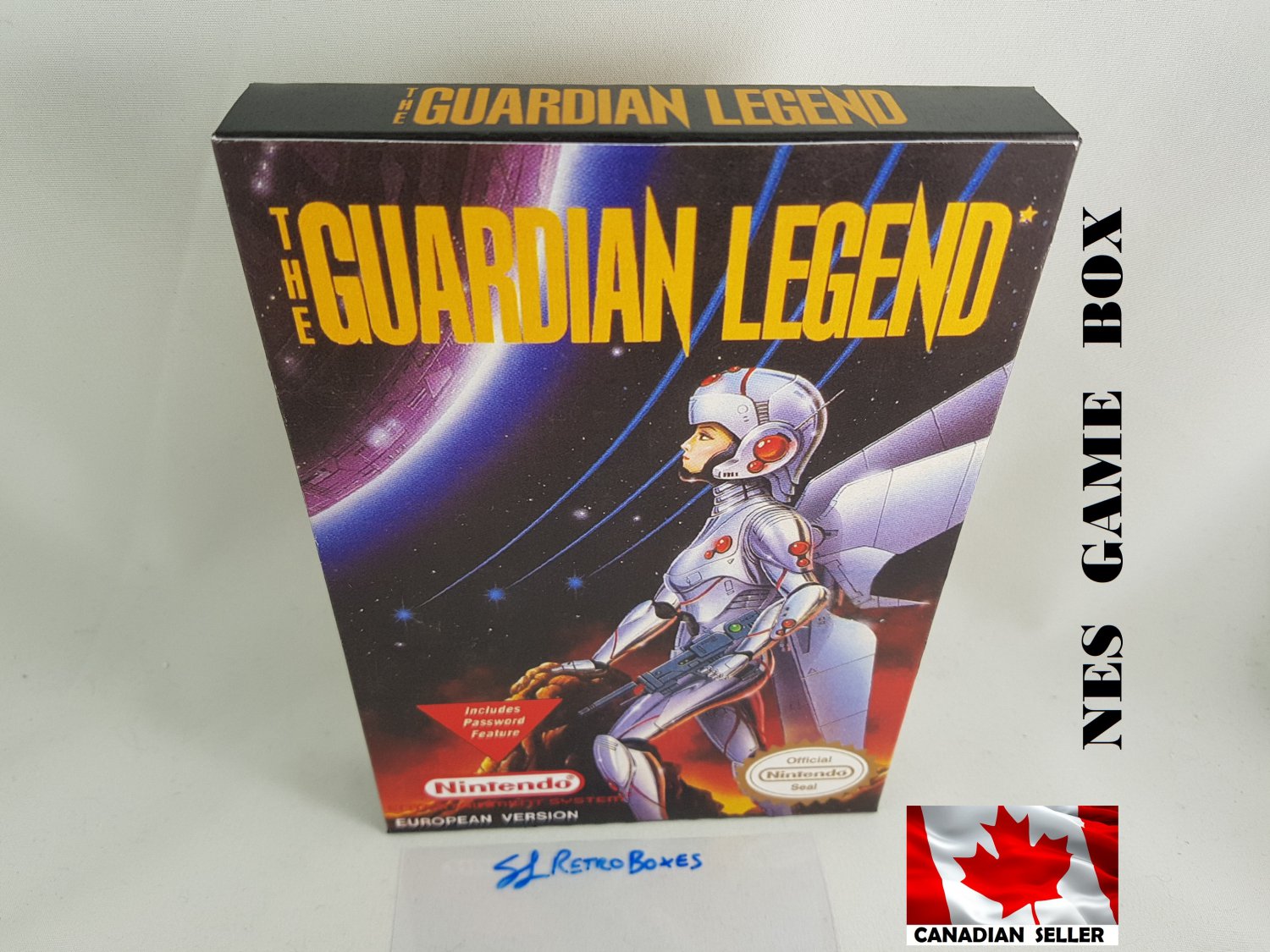 THE GUARDIAN LEGEND (ALTERNATE) - NES, Nintendo Custom BOX optional w/ Dust Cover & PVC Protector