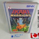 IKARI WARRIORS - NES, Nintendo Custom replacement BOX optional w/ Dust Cover & PVC Protector