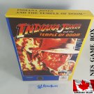 INDIANA JONES THE TEMPLE OF DOOM (MINDSCAPE) - NES, Nintendo Custom BOX w/ Dust Cover & PVC Protect