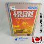 IRON TANK - NES, Nintendo Custom replacement BOX optional w/ Dust Cover & PVC Protector
