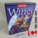 LEGENDARY WINGS - NES, Nintendo Custom replacement BOX optional w/ Dust Cover & PVC Protector