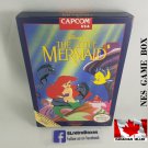 THE LITTLE MERMAID - NES, Nintendo Custom replacement BOX optional w/ Dust Cover & PVC Protector
