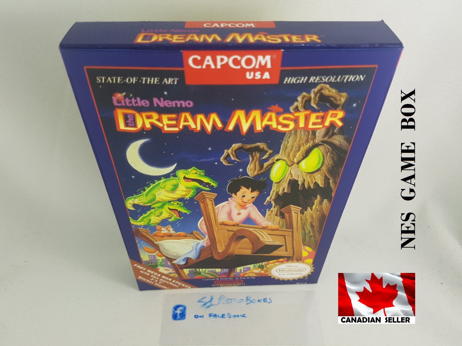 LITTLE NEMO DREAM MASTER - NES, Nintendo Custom BOX optional w/ Dust Cover & PVC Protector
