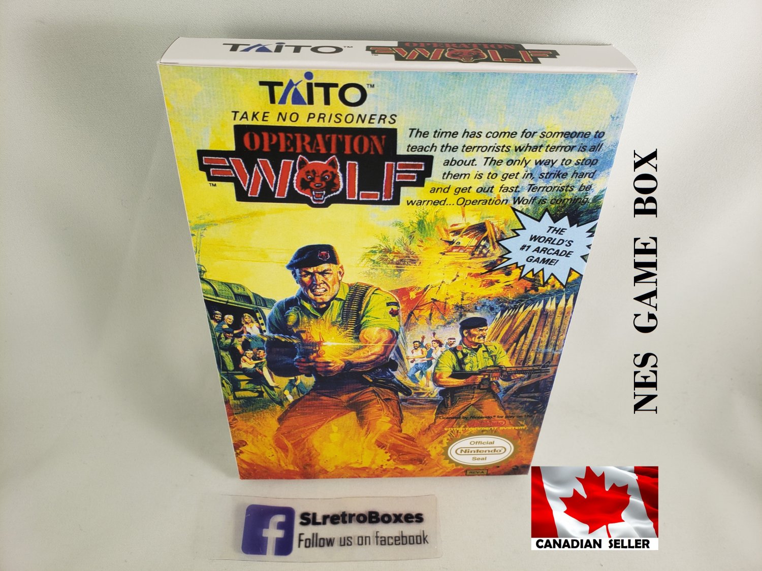 Jeu Opération Wolf Take No Prisoners + Notice - Nintendo NES - FRA Jeu Opération Wolf Take No Prisoners + Notice - Nintendo NES - FRA