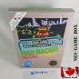 RAD RACER - NES, Nintendo Custom replacement BOX optional w/ Dust Cover & PVC Protector