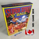 SUPER SPIKE V BALL - NES, Nintendo Custom replacement BOX optional w/ Dust Cover & PVC Protector