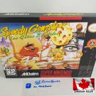 SPEEDY GONZALES - SNES, Super Nintendo Custom replacement Box optional w/ Insert Tray & PVC ProtecT