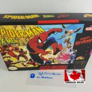 SPIDER-MAN X-MEN ARCADE'S REVENGE - SNES, Super Nintendo Custom Box w/ Insert Tray & PVC ProtecT