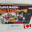 SUPER MARIO ALL-STARS - SNES, Super Nintendo Custom Box optional w/ Insert Tray & PVC Protector