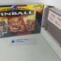 SUPER PINBALL BEHIND THE MASK - SNES, Super Nintendo Custom Box w/ Insert Tray & PVC Protector