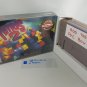 TETRIS 2 - SNES, Super Nintendo Custom replacement Box optional w/ Insert Tray & PVC Protector