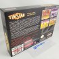 TIN STAR - SNES, Super Nintendo Custom replacement Box optional w/ Insert Tray & PVC Protector