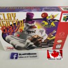 CLAYFIGHTER 63 1/3 - N64, Nintendo64 Custom replacement Box optional w/ Insert Tray & PVC Protector