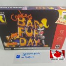 CONKER'S BAD FUR DAY - N64, Nintendo64 Custom replica Box optional w/ Insert Tray & PVC Protector