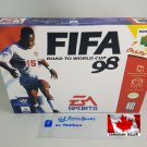 FIFA ROAD TO THE WORLD CUP '98 - N64, Nintendo64 Custom Box optional w/ Insert Tray & PVC Protector