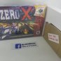 F-ZERO X - N64, Nintendo64 Custom replacement Box optional w/ Insert Tray & PVC Protector