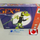 GEX 64 ENTER THE GEKO - N64, Nintendo64 Custom replica Box optional w/ Insert Tray & PVC Protector