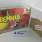MARIO TENNIS - N64, Nintendo64 Custom replacement Box optional w/ Insert Tray & PVC Protector