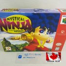 MYSTICAL NINJA STARRING GOEMON - N64, Nintendo64 Custom Box w/ Insert Tray & PVC Protector