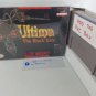 ULTIMA THE BLACK GATE - SNES, Super Nintendo Custom Box optional w/ Insert Tray & PVC Protector