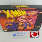 X-MEN MUTANT APOCALYPSE - SNES, Super Nintendo Custom Box optional w/ Insert Tray & PVC Protector