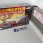 ZERO THE KAMIKAZE SQUIRREL - SNES, Super Nintendo Custom Box optional w/ Insert Tray & PVC Protector