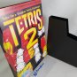 TETRIS 2 - NES, Nintendo Custom replacement BOX optional w/ Dust Cover & PVC Protector