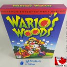 WARIO'S WOODS - NES, Nintendo Custom replacement BOX optional w/ Dust Cover & PVC Protector