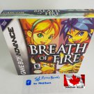 BREATH OF FIRE - Nintendo GBA Custom Replacement Box with Insert Tray & PVC Protector